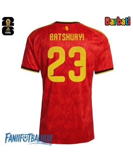 Belgia Michy Batshuayi #23 Tricou Fotbal Replică Mondial 2026 Barbati Acasa Belgia Michy Batshuayi #23 Tricou Fotbal Replică Mondial 2026 Barbati Acasa